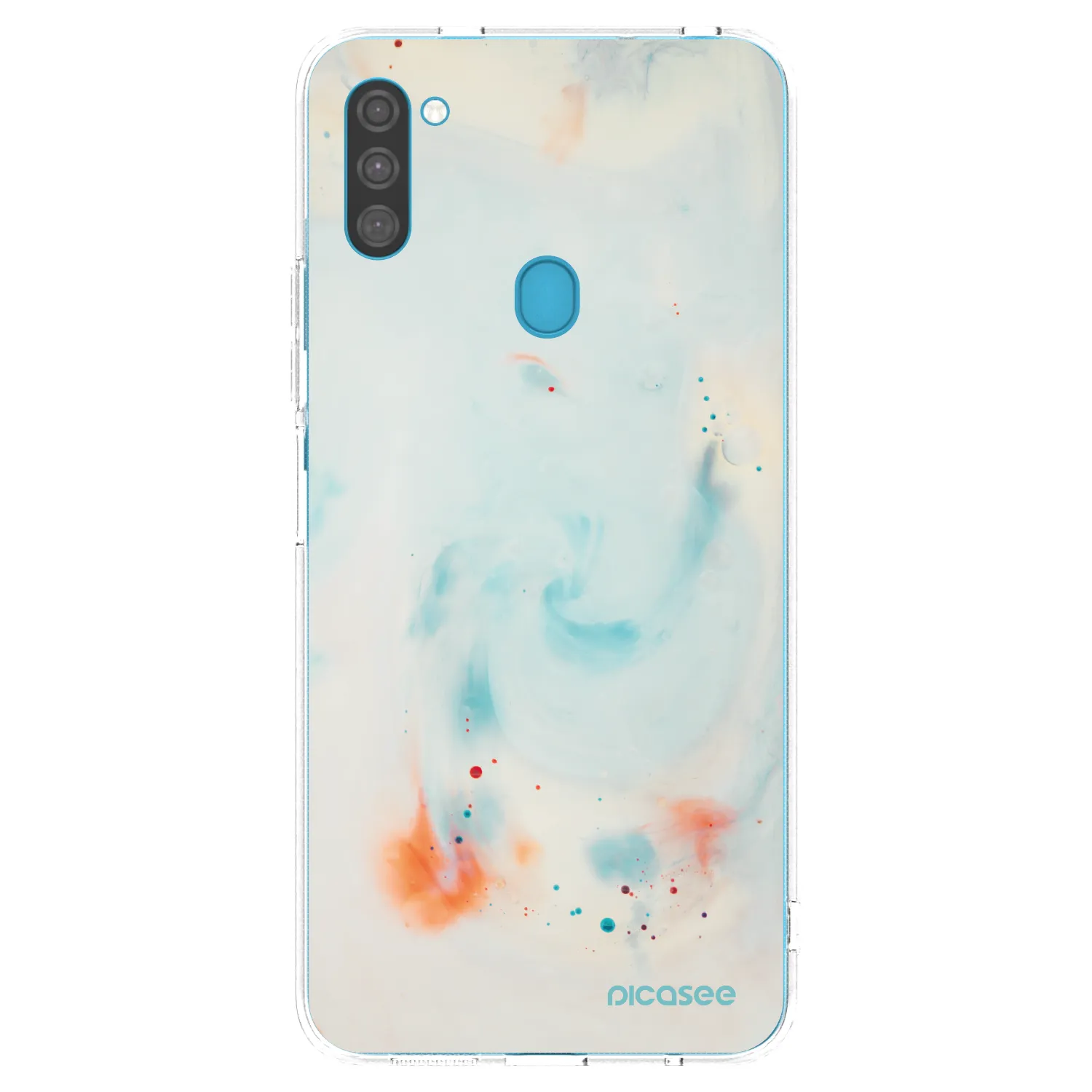 Picasee silikonska prozirna maskica za Samsung Galaxy M11 - Splash