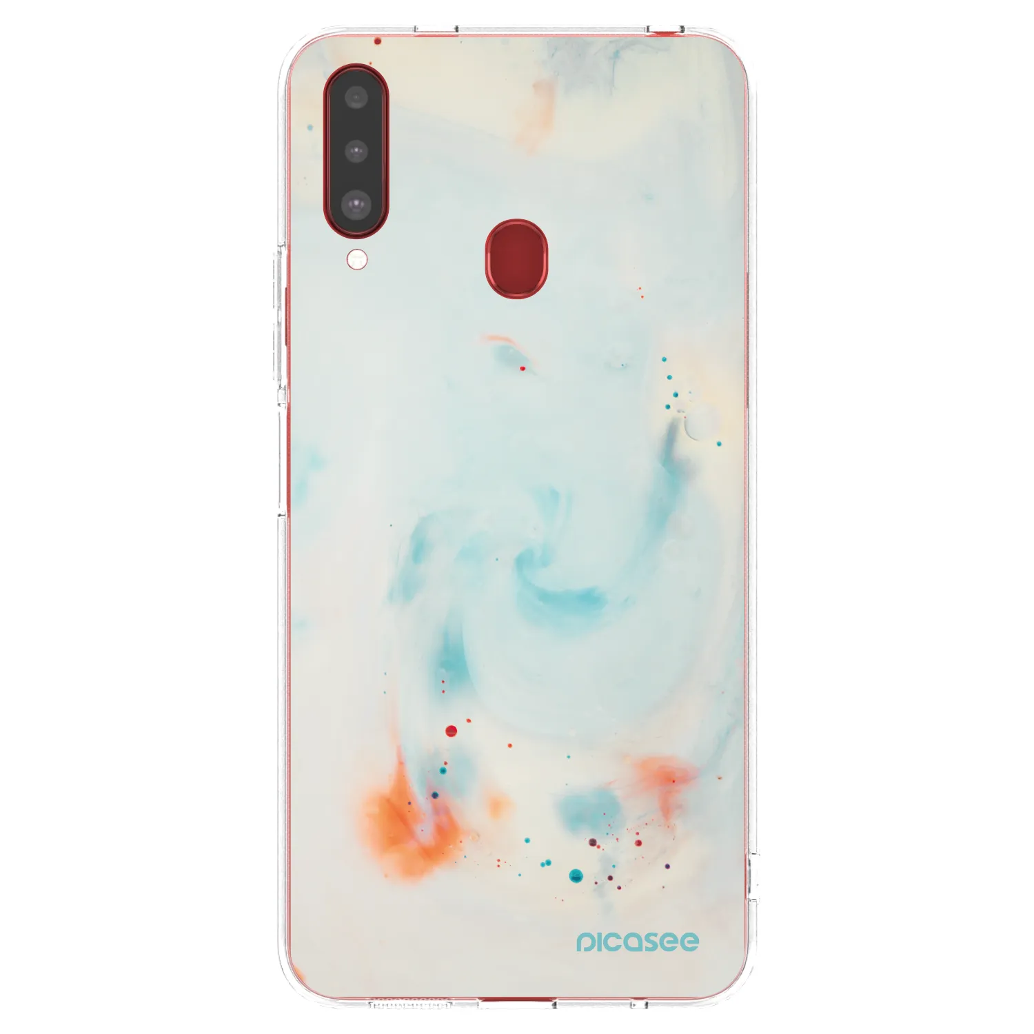 Picasee silikonska prozirna maskica za Samsung Galaxy A20s - Splash