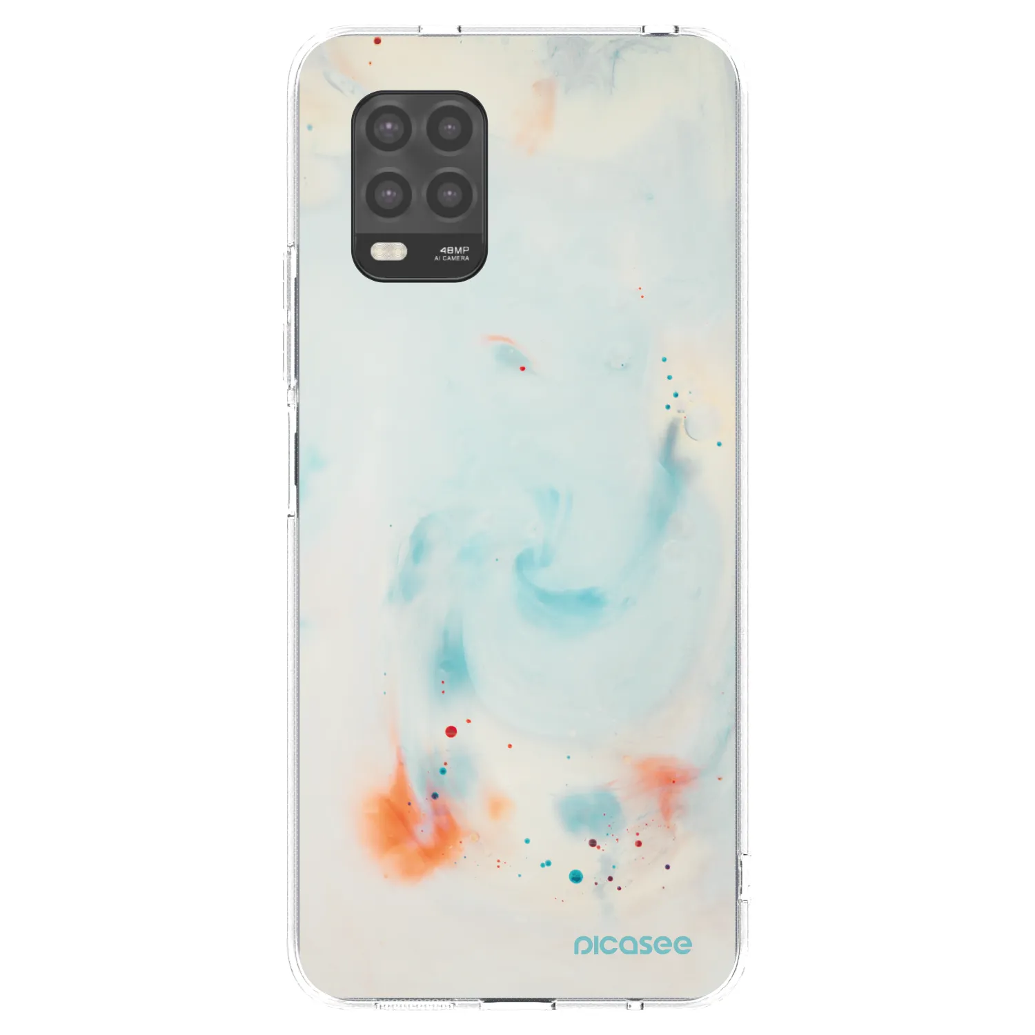 Picasee silikonska prozirna maskica za Xiaomi Mi 10 Lite - Splash