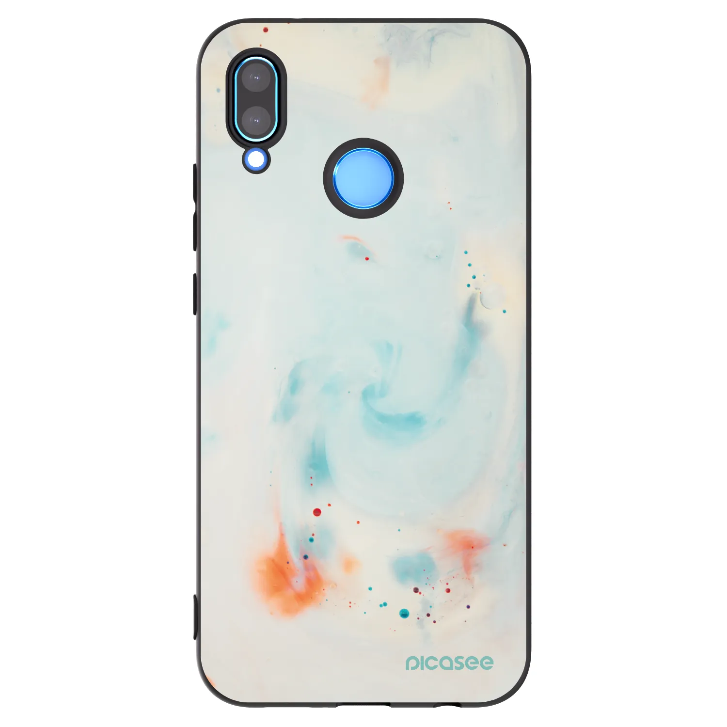 Picasee crna silikonska maskica za Huawei P20 Lite - Splash