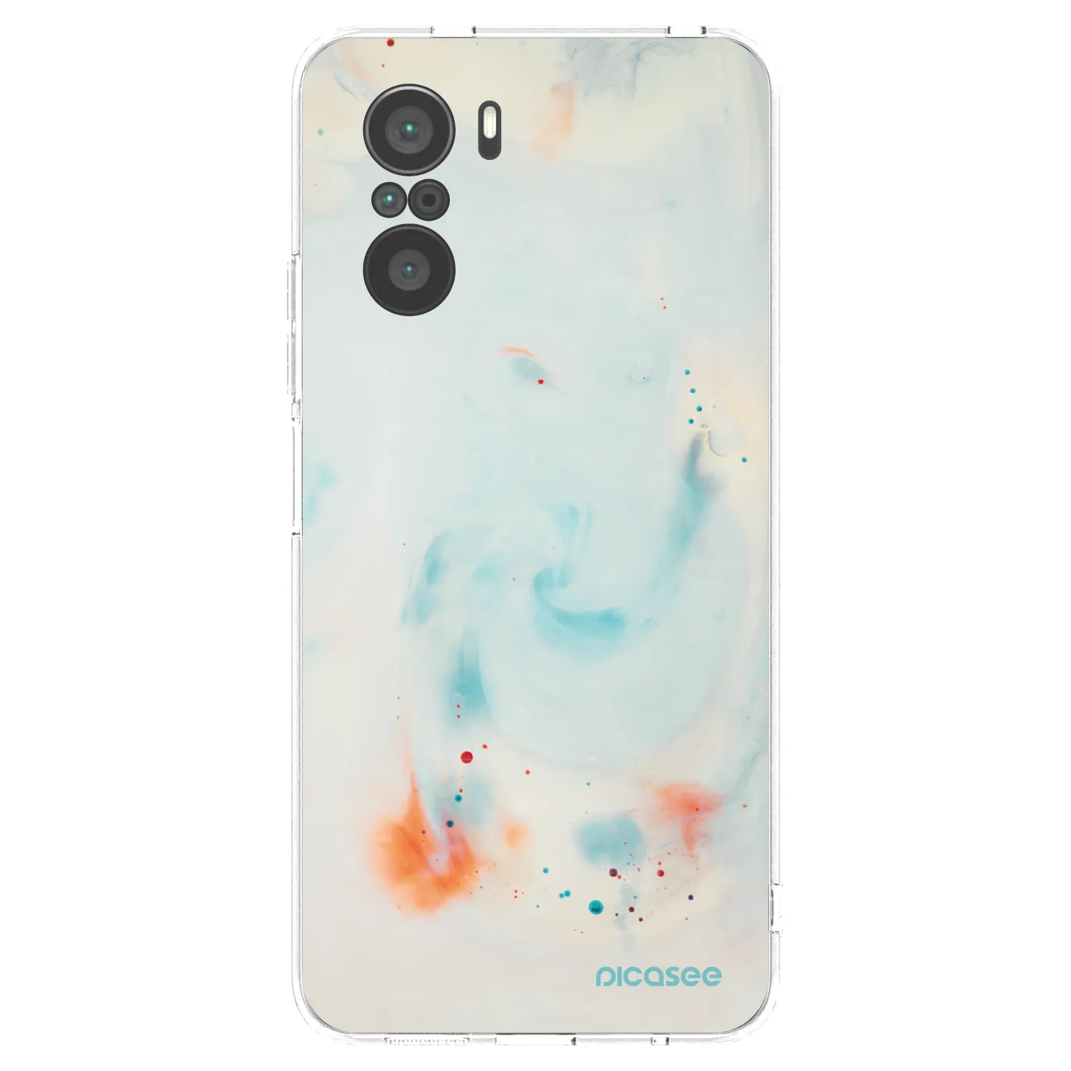 Picasee silikonska prozirna maskica za Xiaomi Poco F3 - Splash