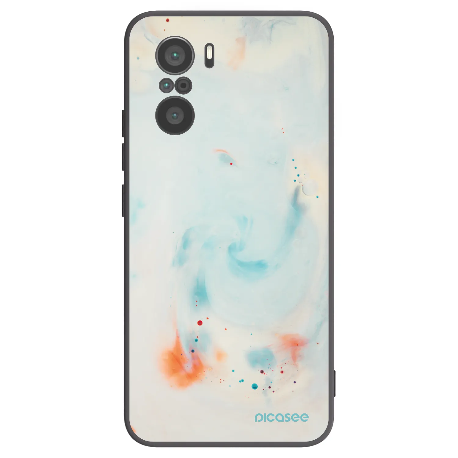 Picasee crna silikonska maskica za Xiaomi Poco F3 - Splash