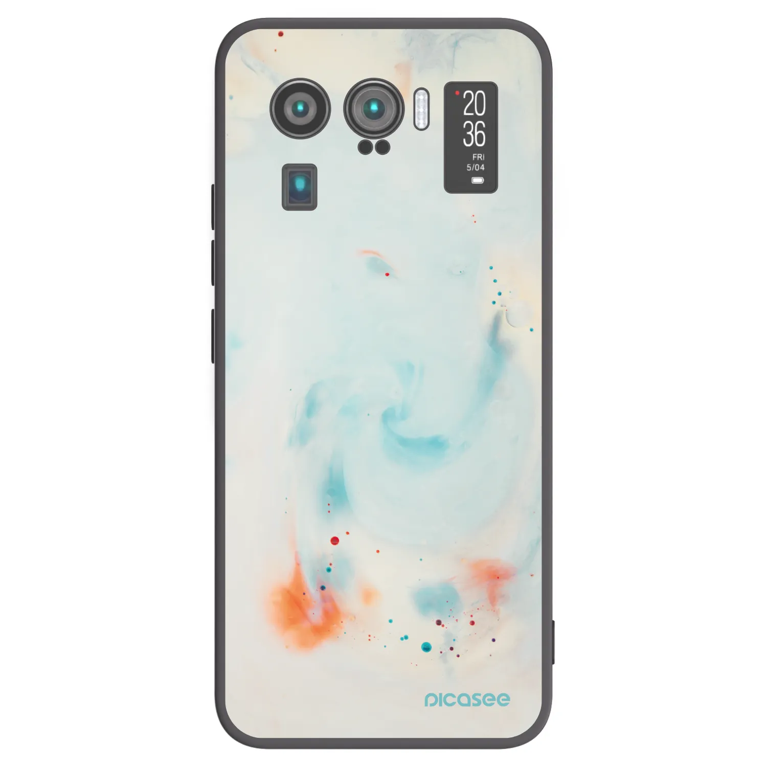 Picasee crna silikonska maskica za Xiaomi Mi 11 Ultra - Splash