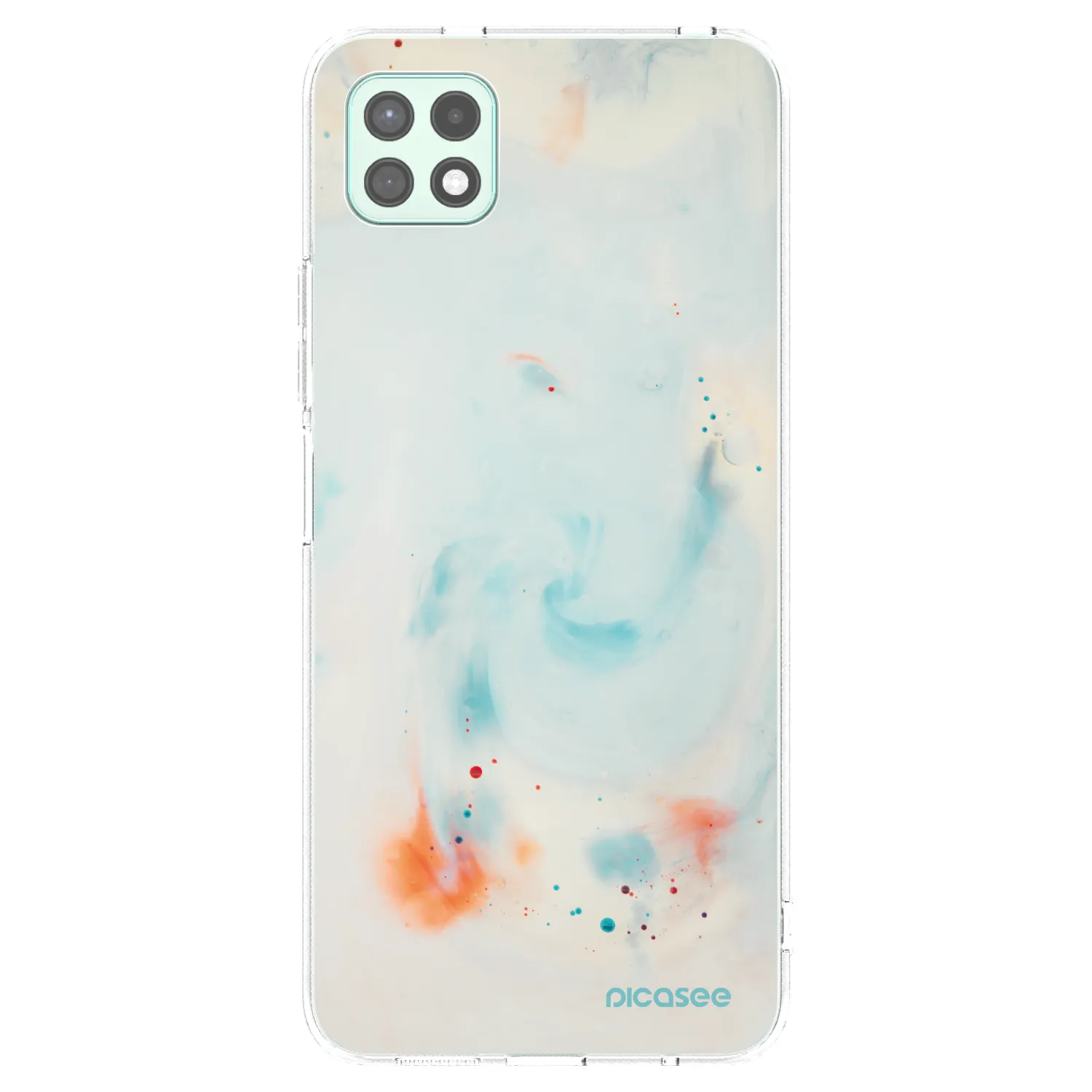 Picasee silikonska prozirna maskica za Samsung Galaxy A22 A226B 5G - Splash