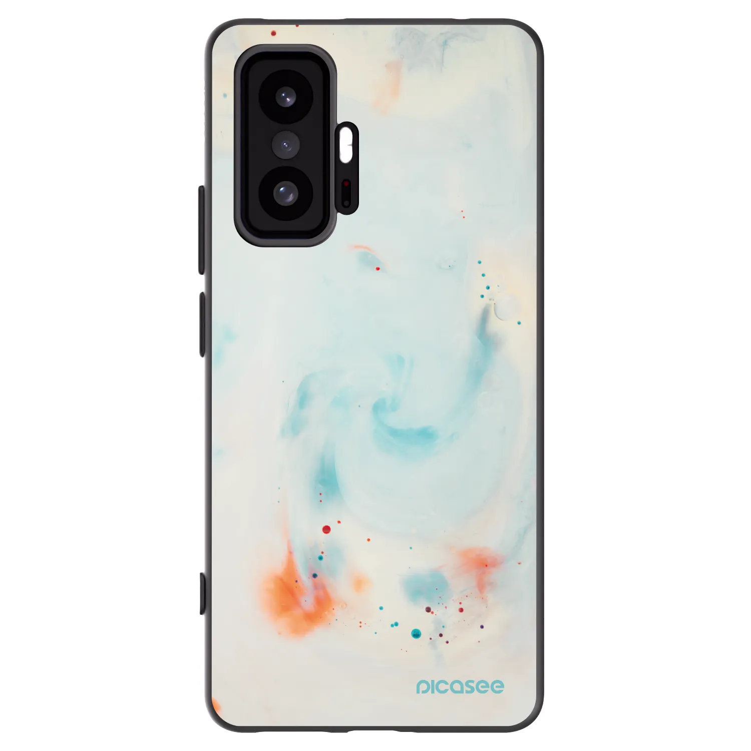 Picasee crna silikonska maskica za Xiaomi 11T - Splash