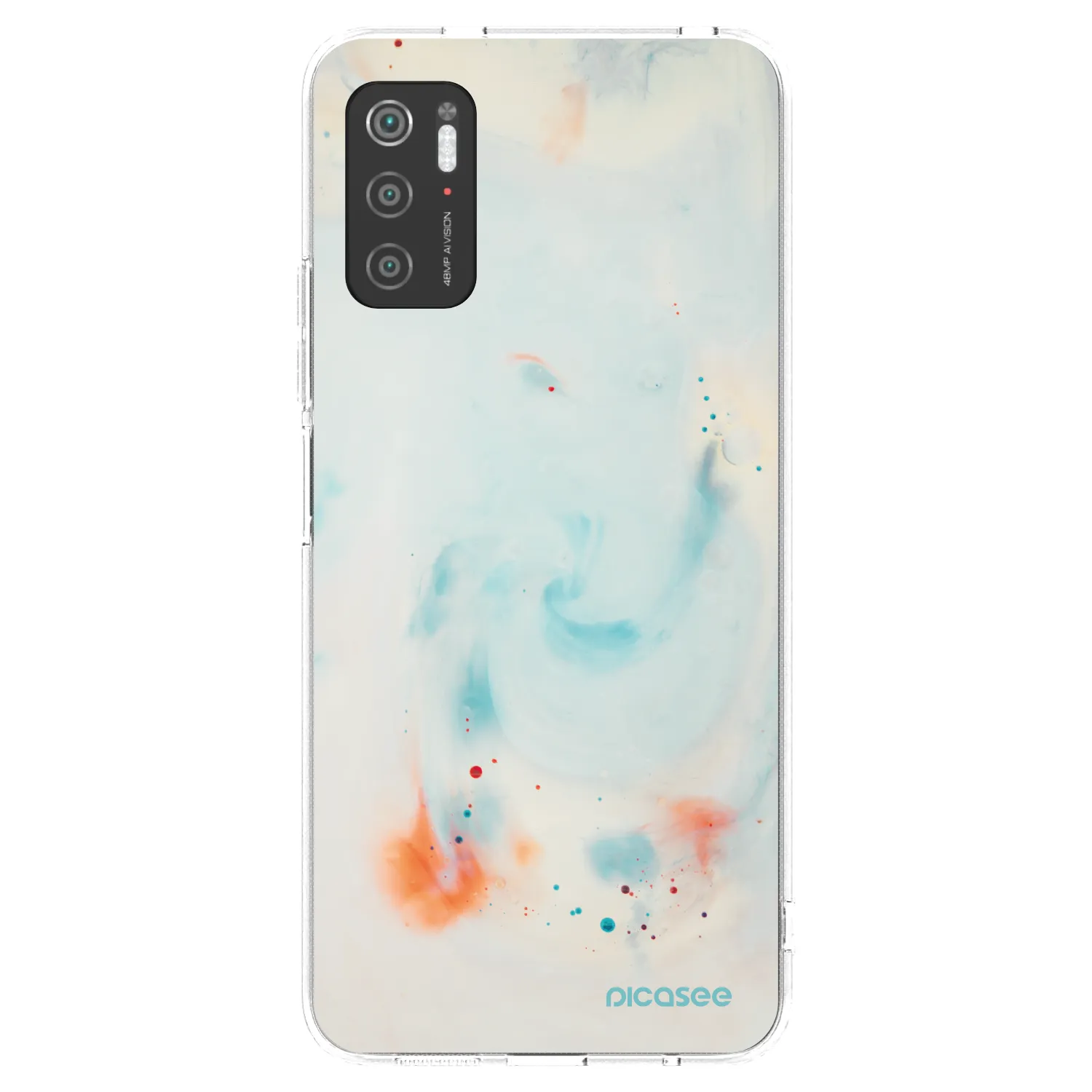 Picasee silikonska prozirna maskica za Xiaomi Poco M3 Pro 5G - Splash