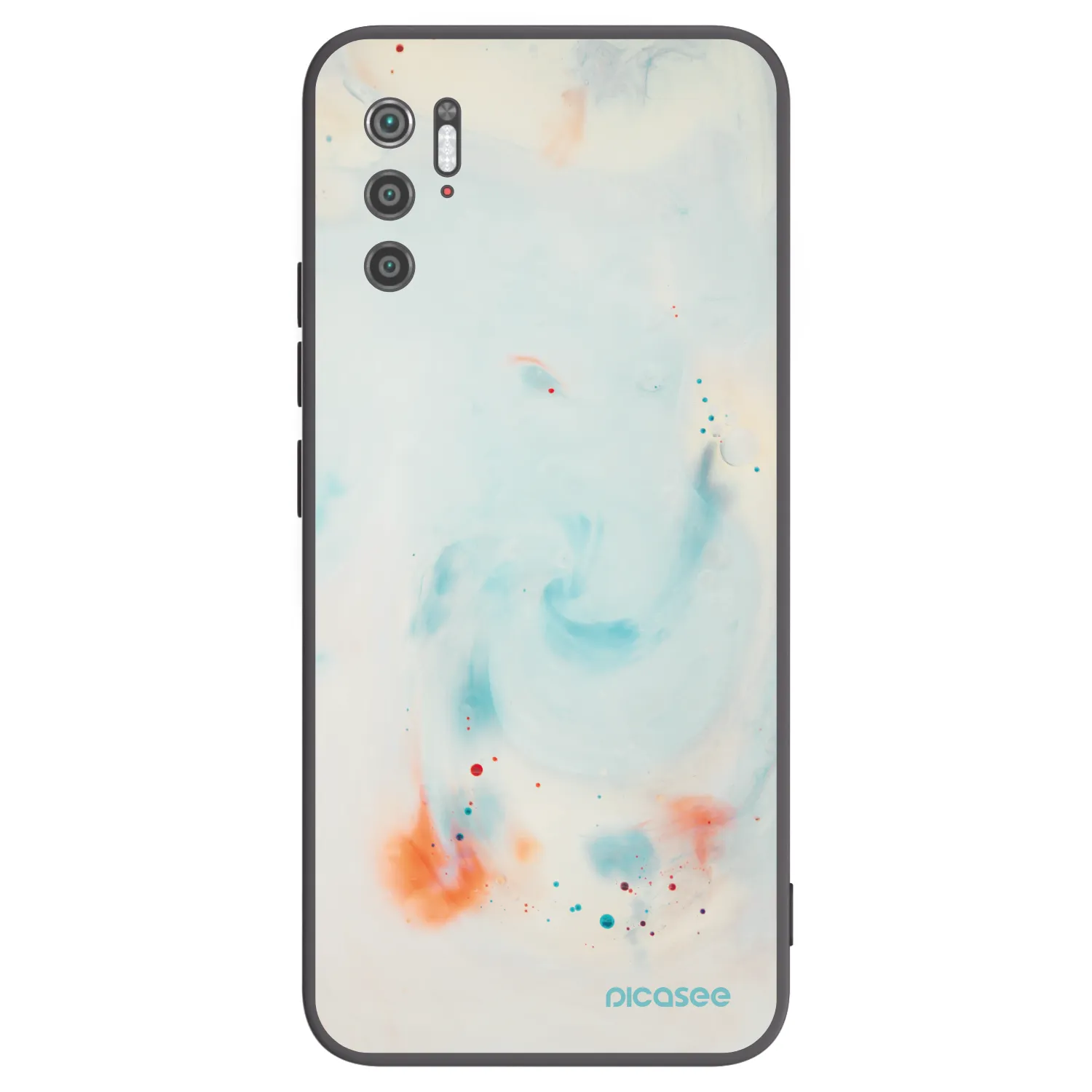 Picasee crna silikonska maskica za Xiaomi Poco M3 Pro 5G - Splash