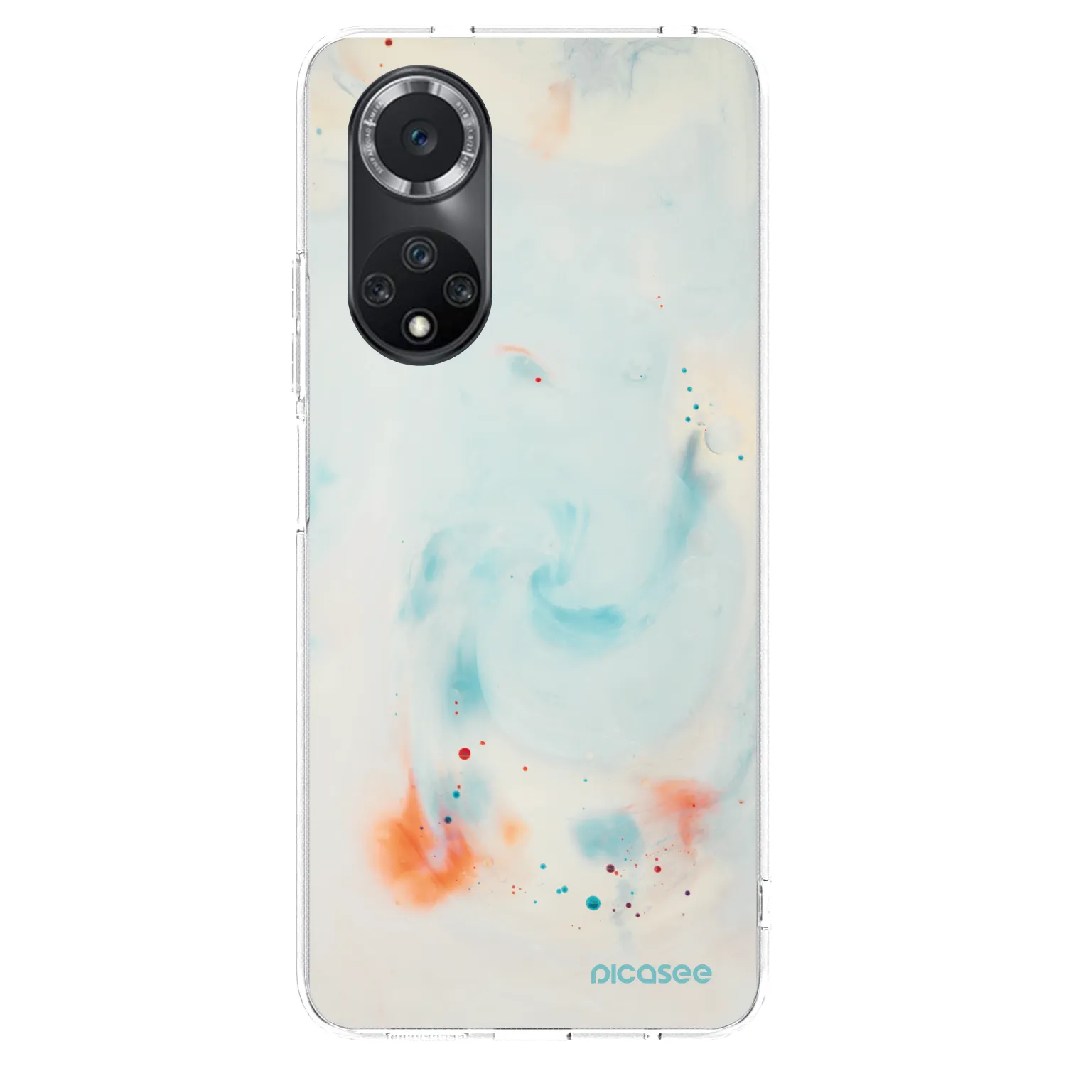 Picasee silikonska prozirna maskica za Huawei Nova 9 SE - Splash