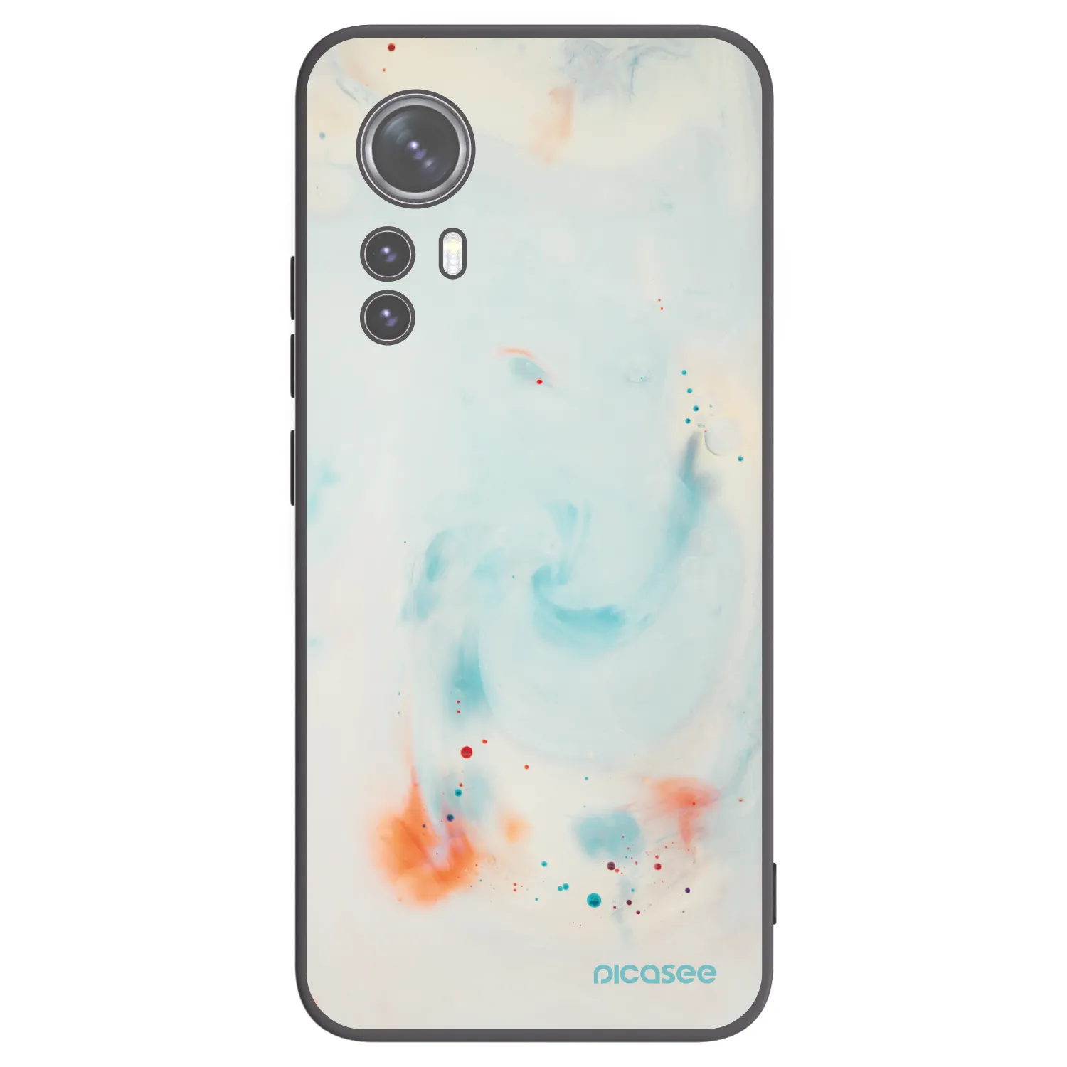 Picasee crna silikonska maskica za Xiaomi 12 - Splash