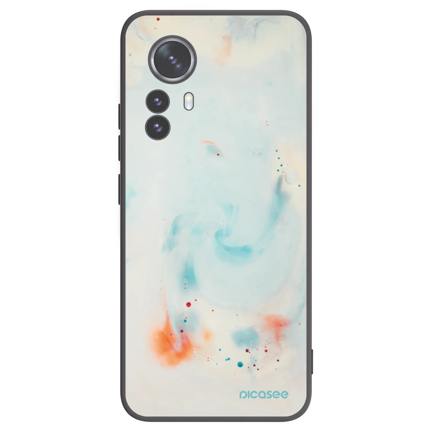Picasee crna silikonska maskica za Xiaomi 12 Pro - Splash