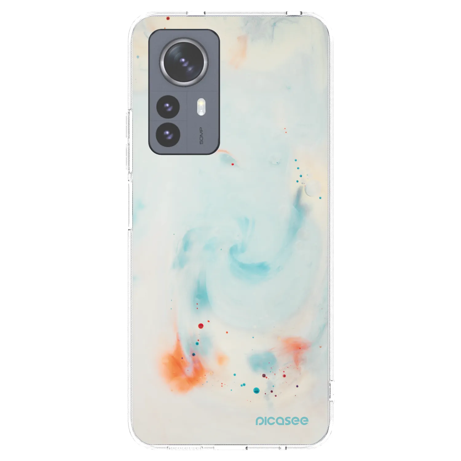 Picasee silikonska prozirna maskica za Xiaomi 12 Pro - Splash