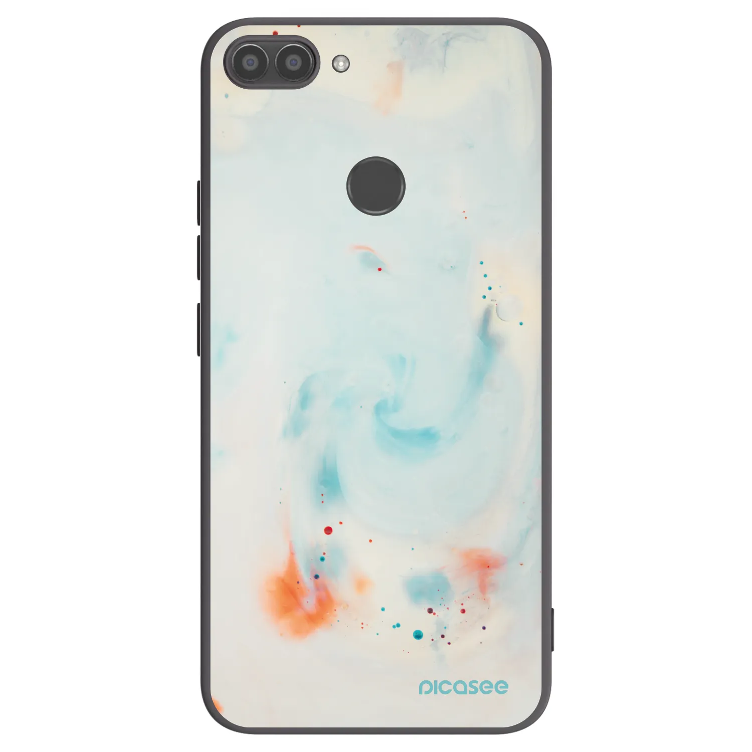 Picasee crna silikonska maskica za Huawei P Smart - Splash