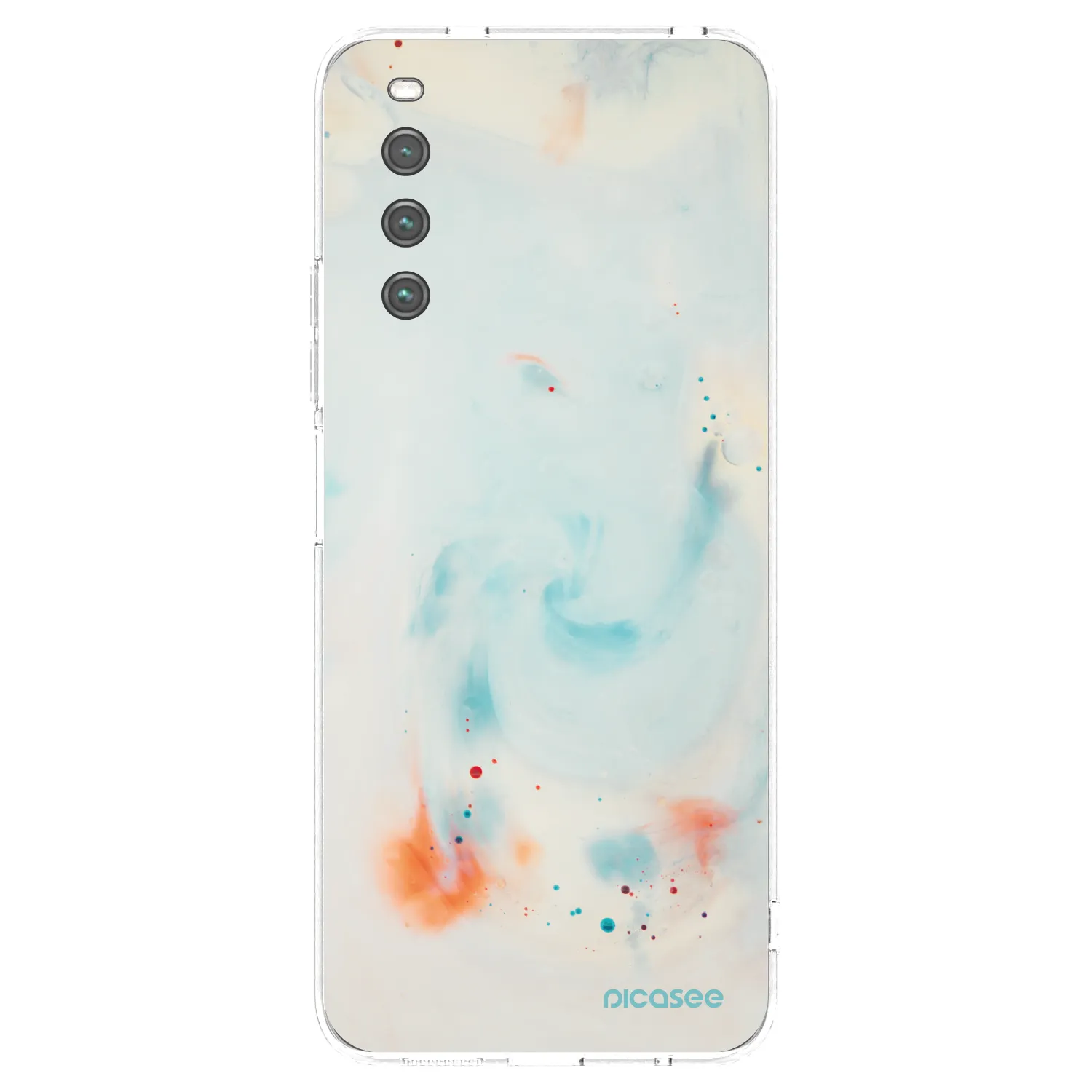 Picasee silikonska prozirna maskica za Sony Xperia 10 IV 5G - Splash