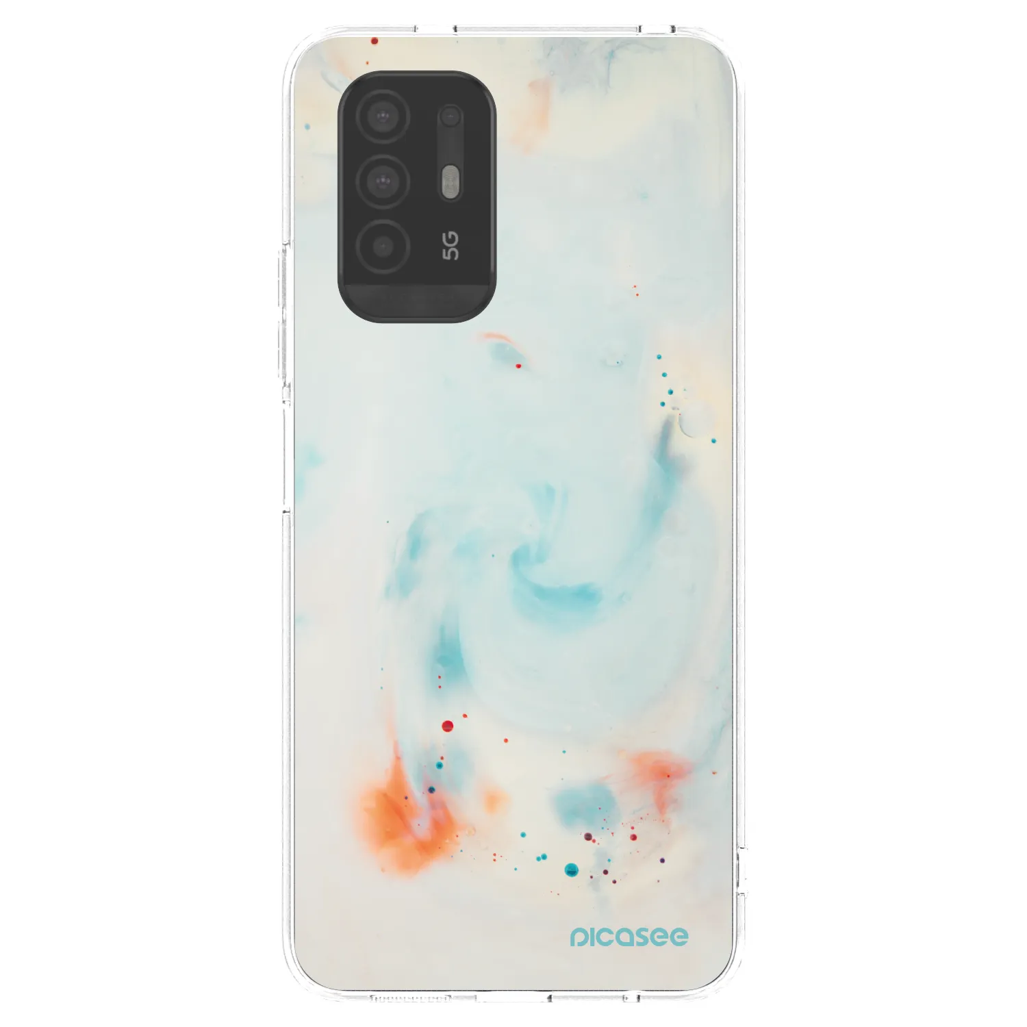 Picasee silikonska prozirna maskica za OPPO A94 5G - Splash