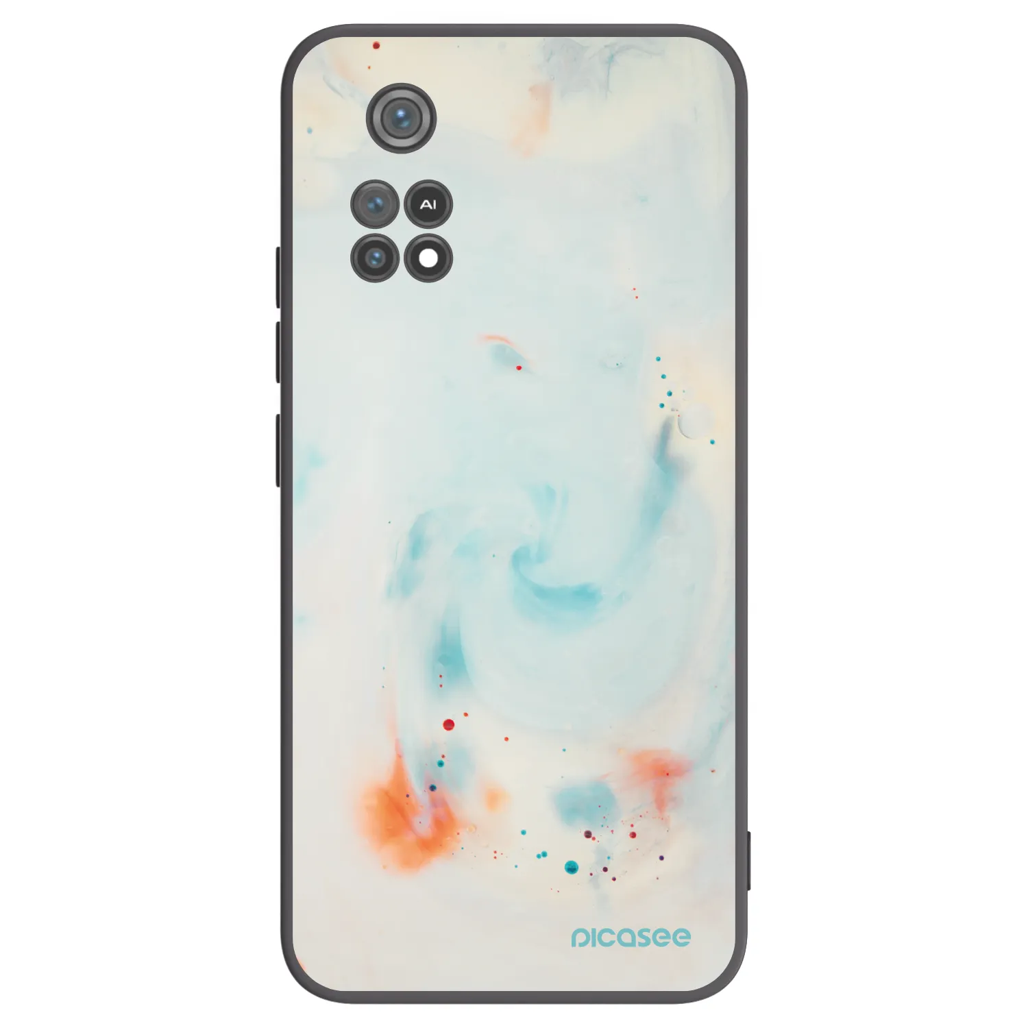 Picasee crna silikonska maskica za Xiaomi Poco M4 Pro - Splash