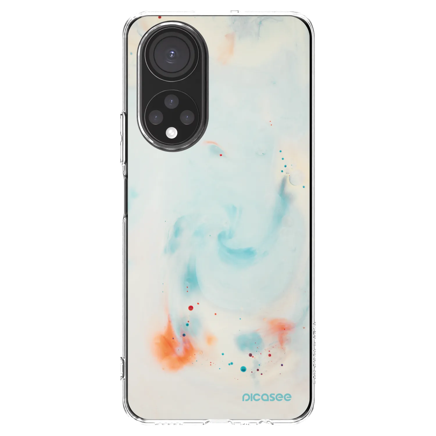 Picasee silikonska prozirna maskica za Honor X7 - Splash