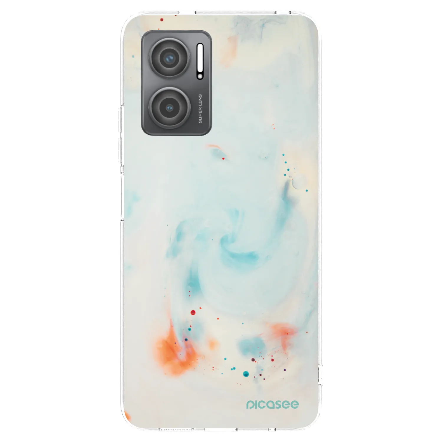 Picasee silikonska prozirna maskica za Xiaomi Redmi 10 5G - Splash