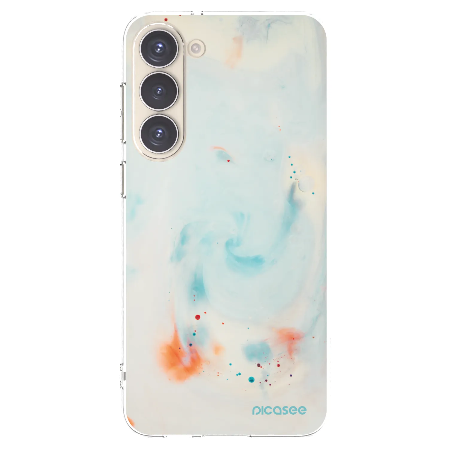 Picasee silikonska prozirna maskica za Samsung Galaxy S23+ 5G - Splash