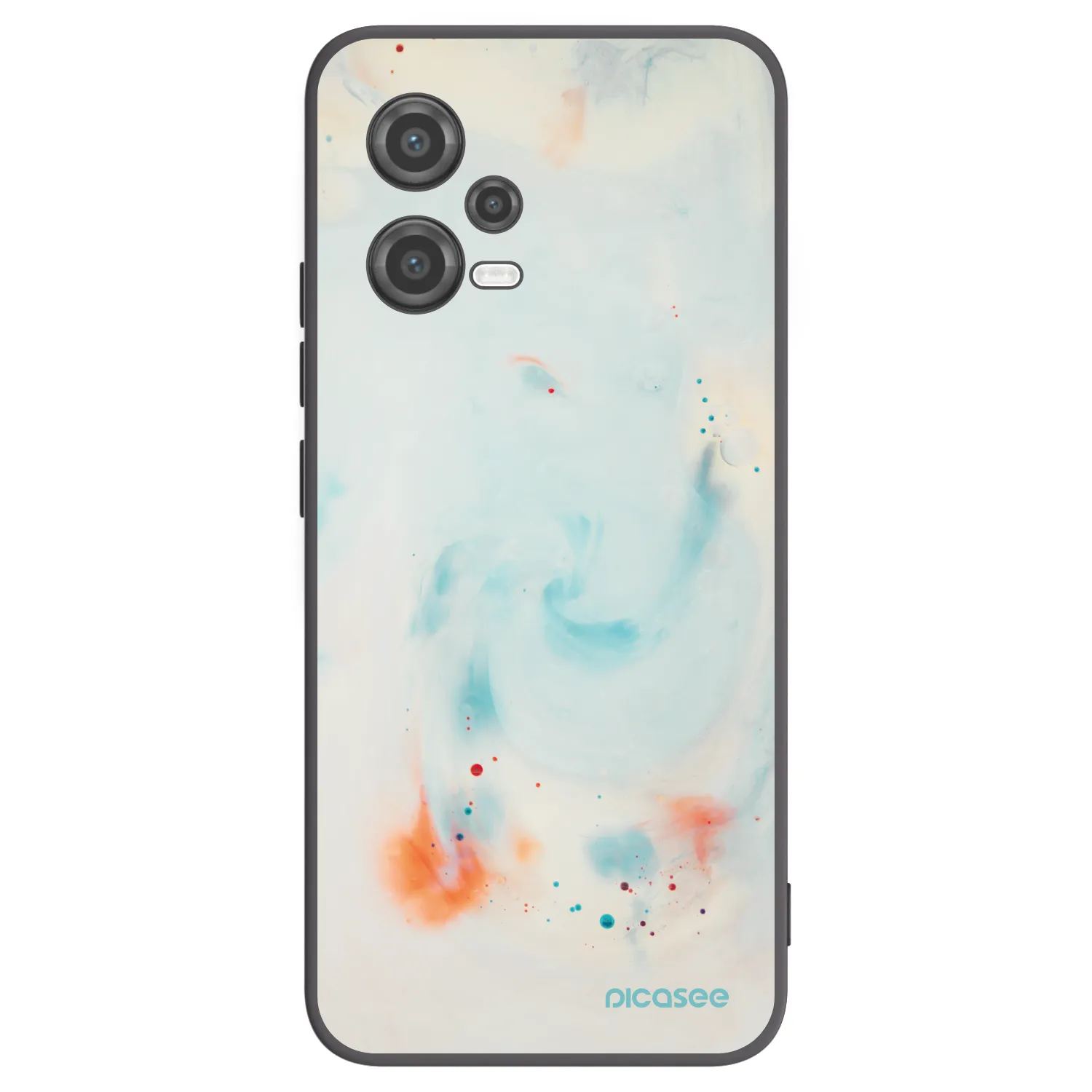 Picasee crna silikonska maskica za Xiaomi Poco X5 - Splash