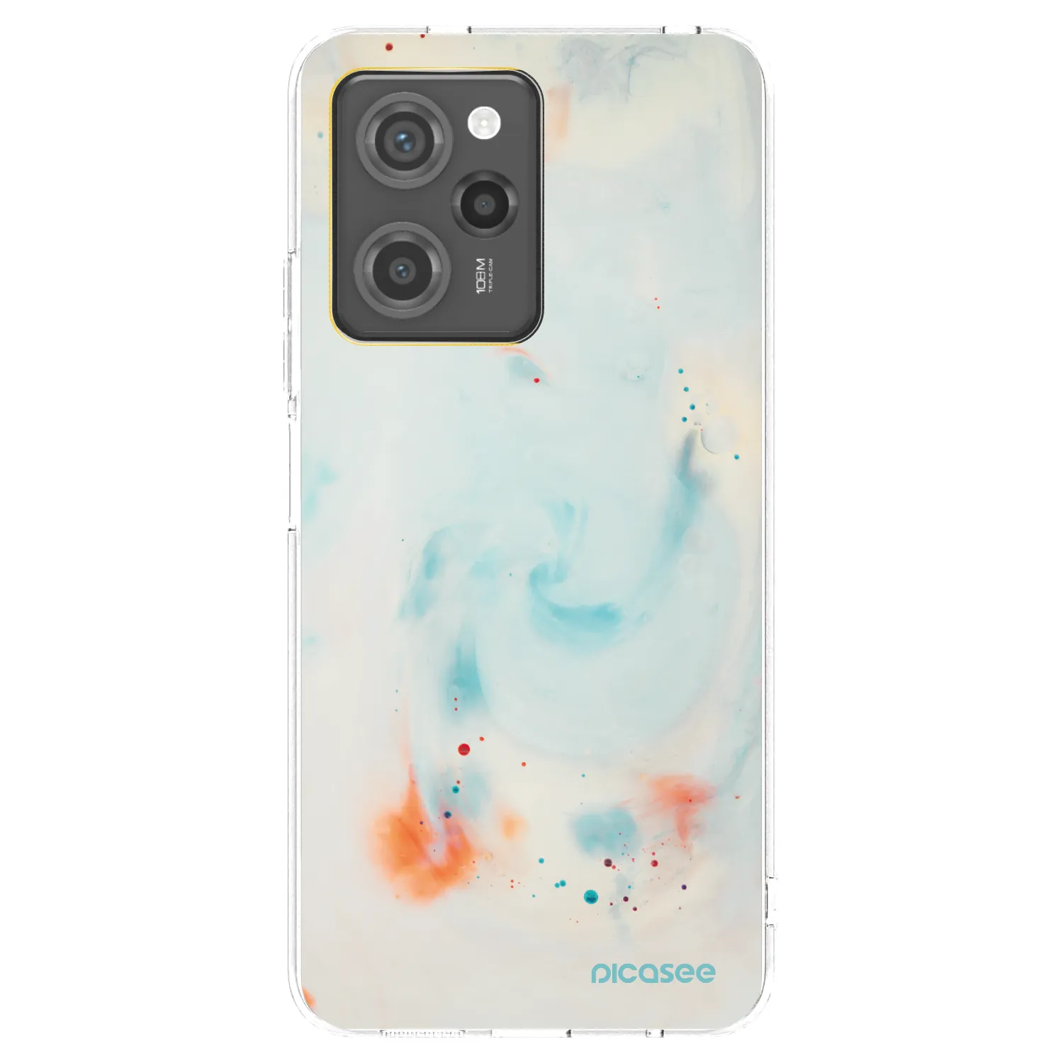 Picasee crna silikonska maskica za Xiaomi Poco X5 Pro - Splash