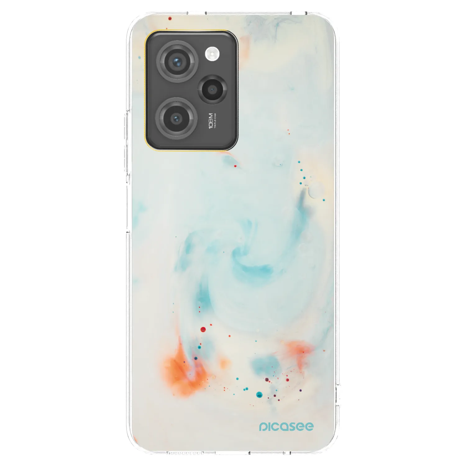 Picasee silikonska prozirna maskica za Xiaomi Poco X5 Pro - Splash