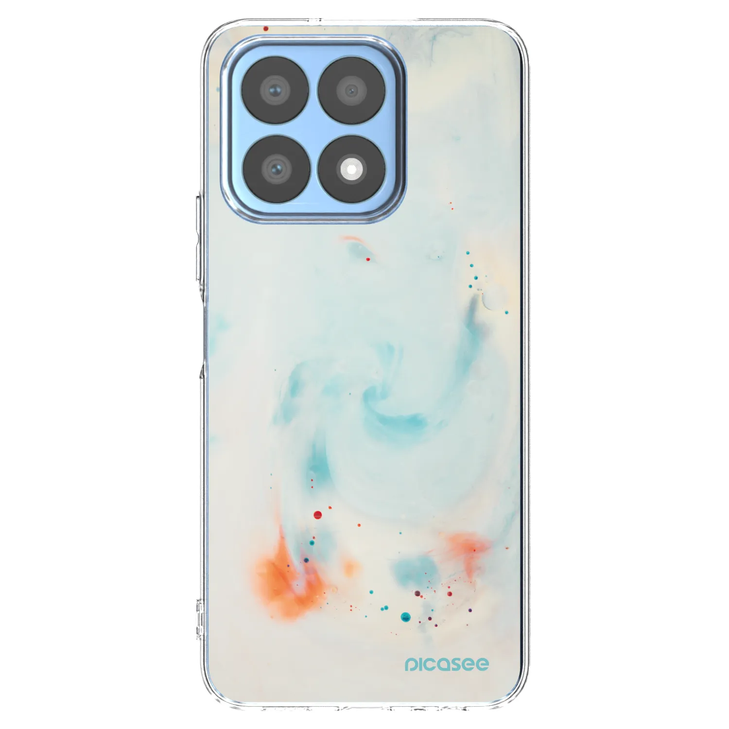 Picasee silikonska prozirna maskica za Honor X8a - Splash
