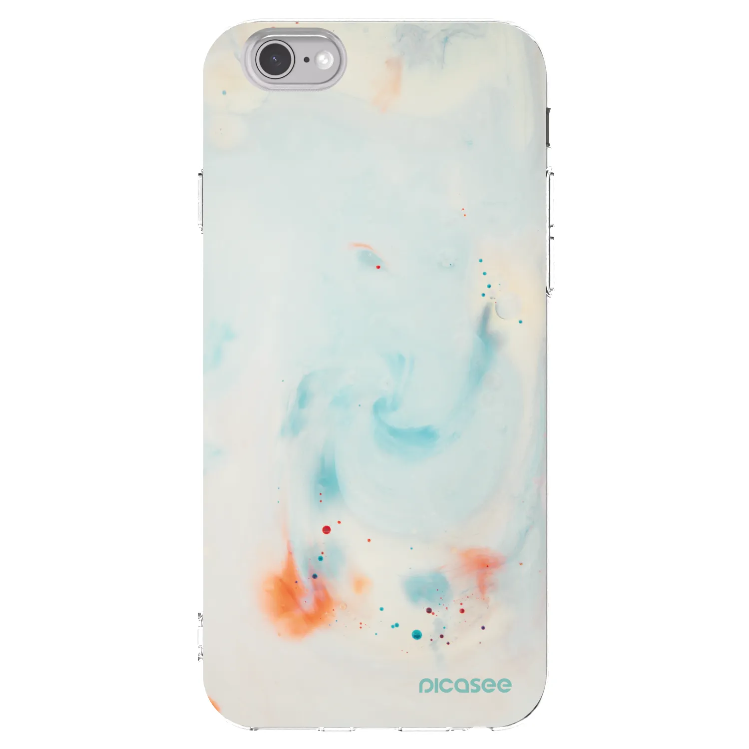 Picasee silikonska prozirna maskica za Apple iPhone 6/6S - Splash