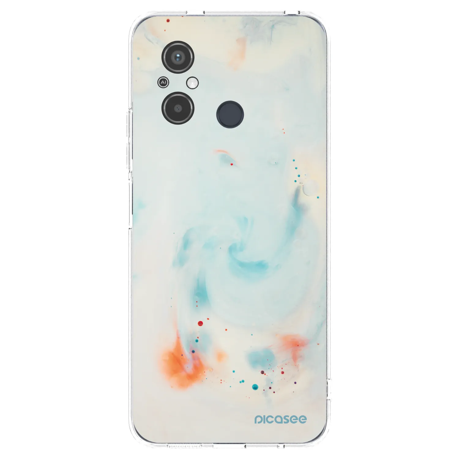 Picasee silikonska prozirna maskica za Xiaomi Redmi 12C - Splash