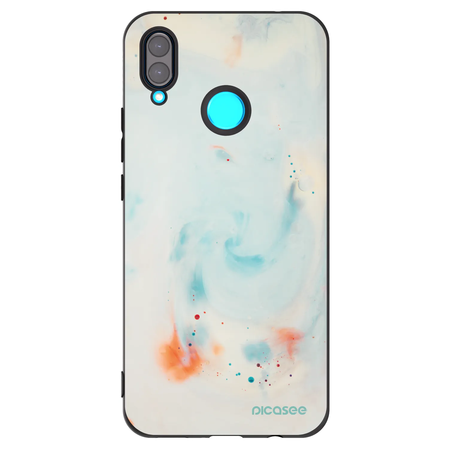 Picasee crna silikonska maskica za Huawei Nova 3 - Splash