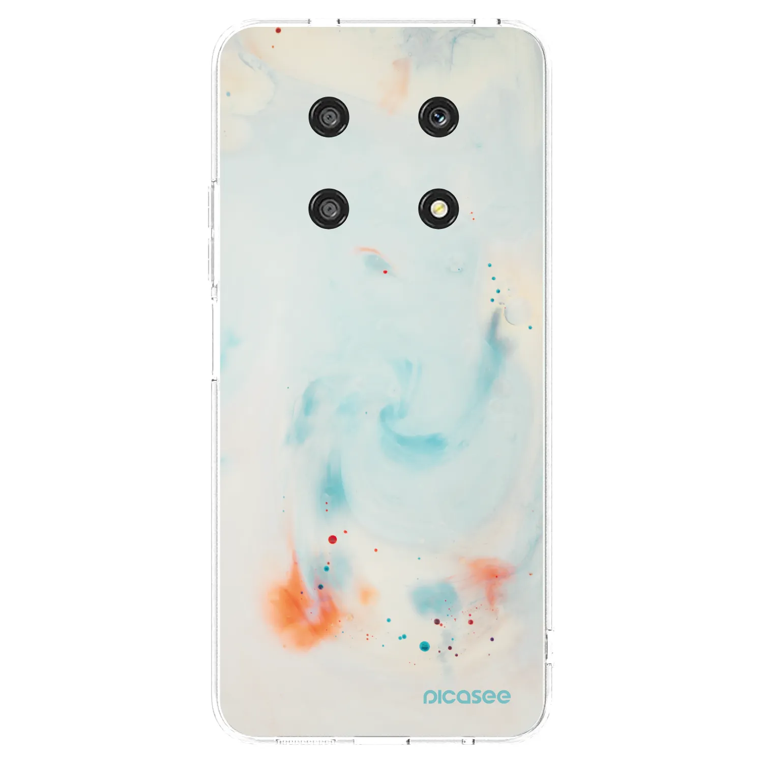 Picasee silikonska prozirna maskica za Honor Magic4 Lite 5G - Splash
