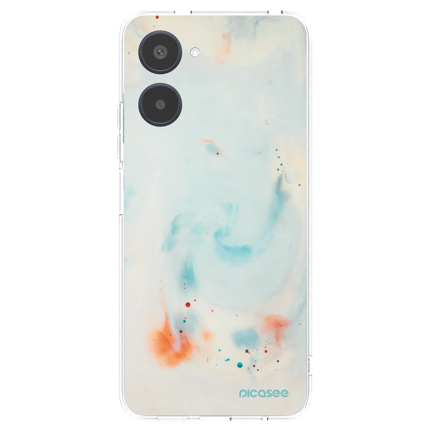 Picasee silikonska prozirna maskica za Realme 10 4G - Splash