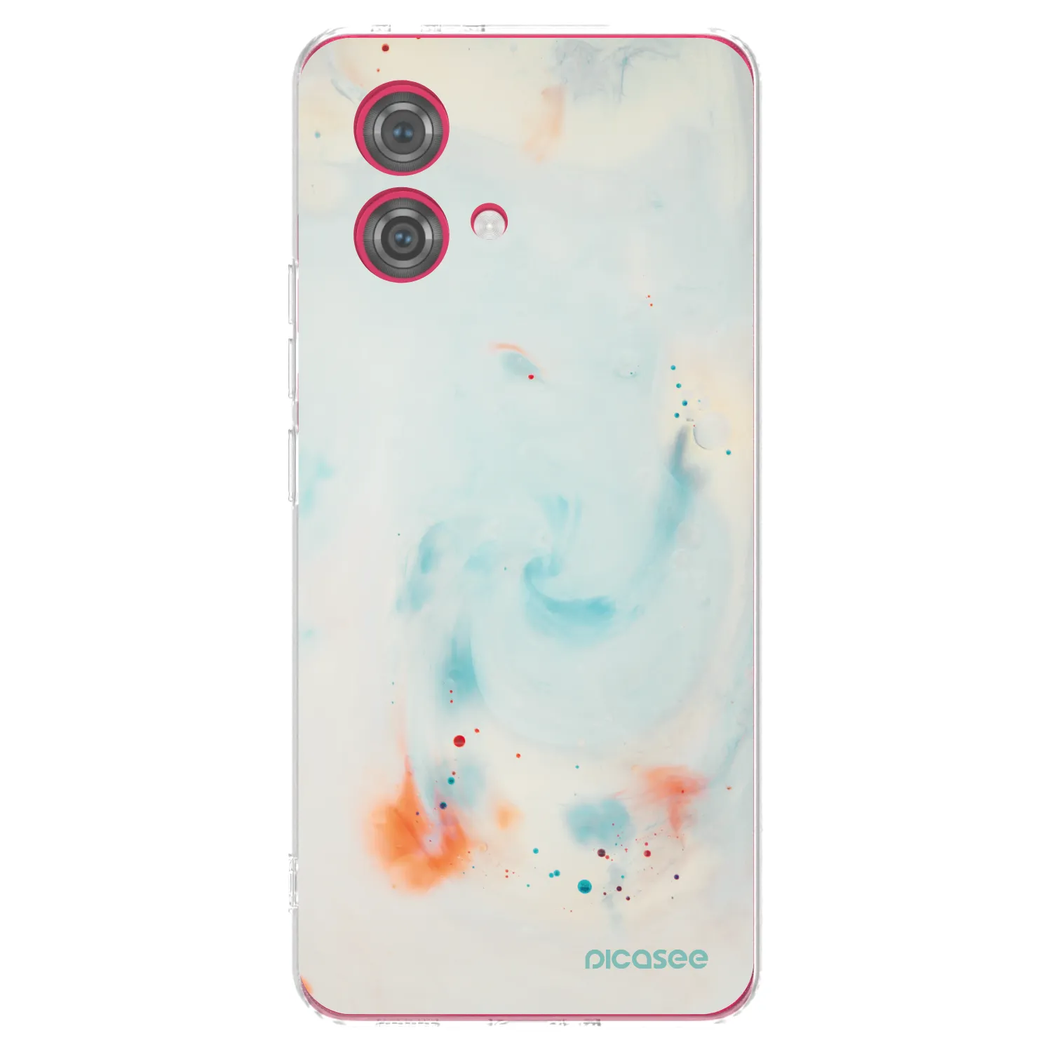 Picasee silikonska prozirna maskica za Motorola Moto G84 5G - Splash