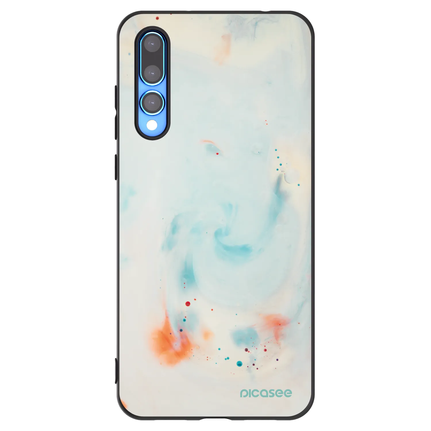 Picasee crna silikonska maskica za Huawei P20 Pro - Splash