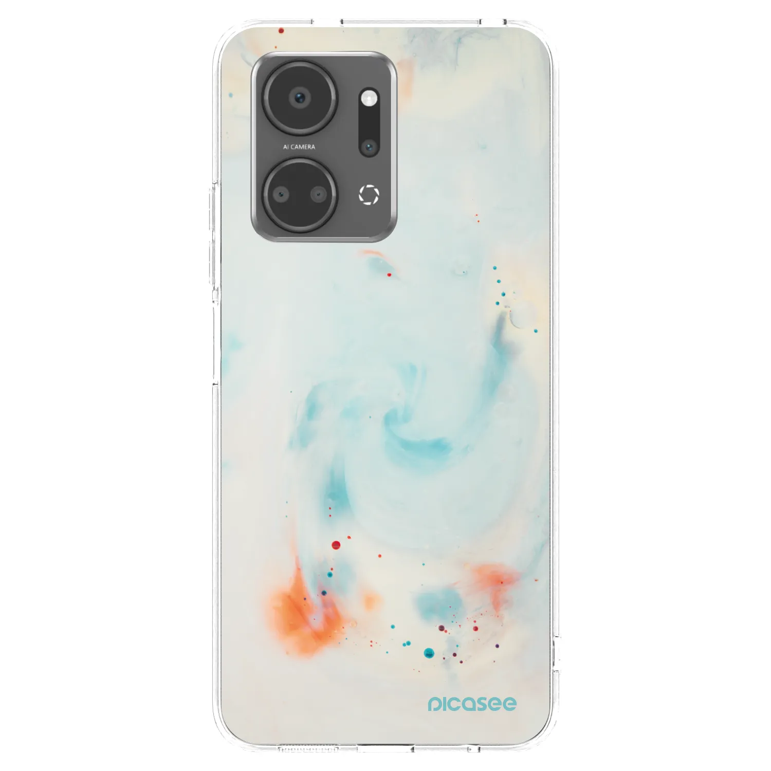 Picasee silikonska prozirna maskica za Honor X7a - Splash