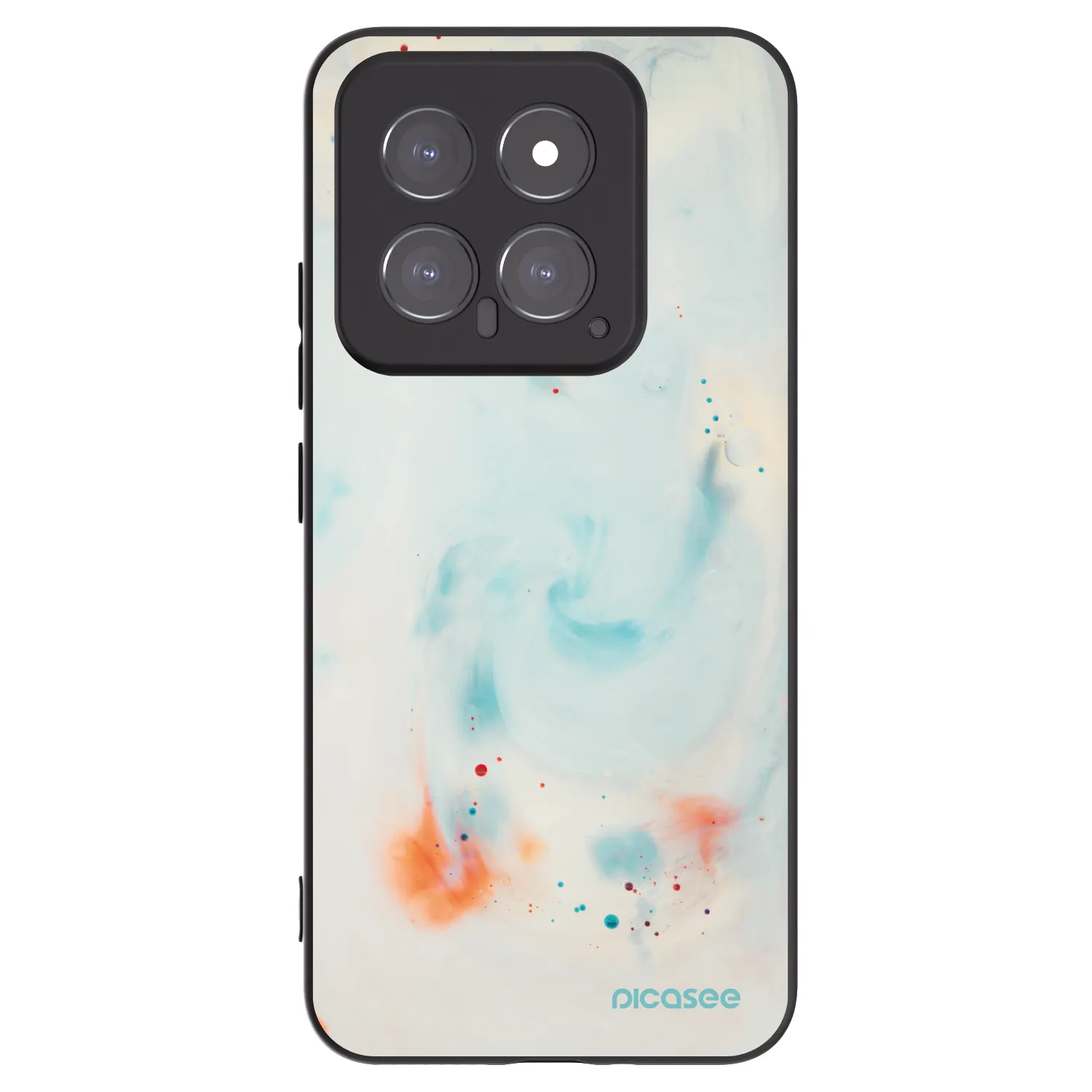 Picasee crna silikonska maskica za Xiaomi 14 - Splash