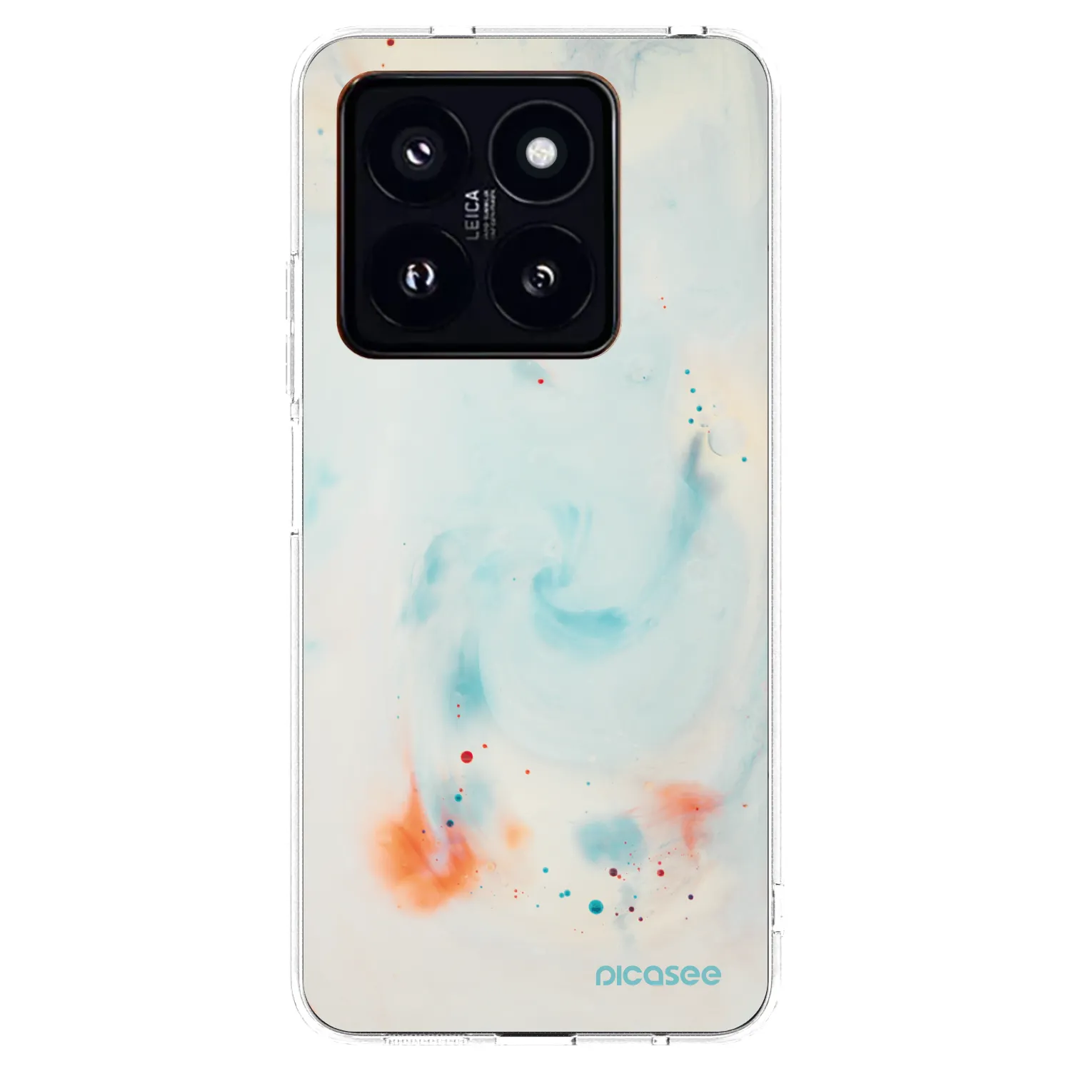 Picasee silikonska prozirna maskica za Xiaomi 14 Pro - Splash