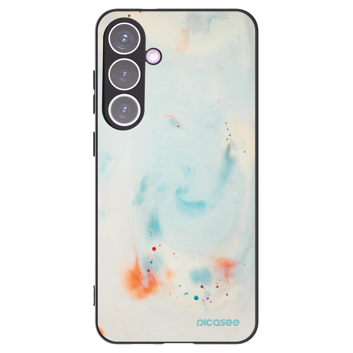 Picasee crna silikonska maskica za Samsung Galaxy S24+ S926B 5G - Splash