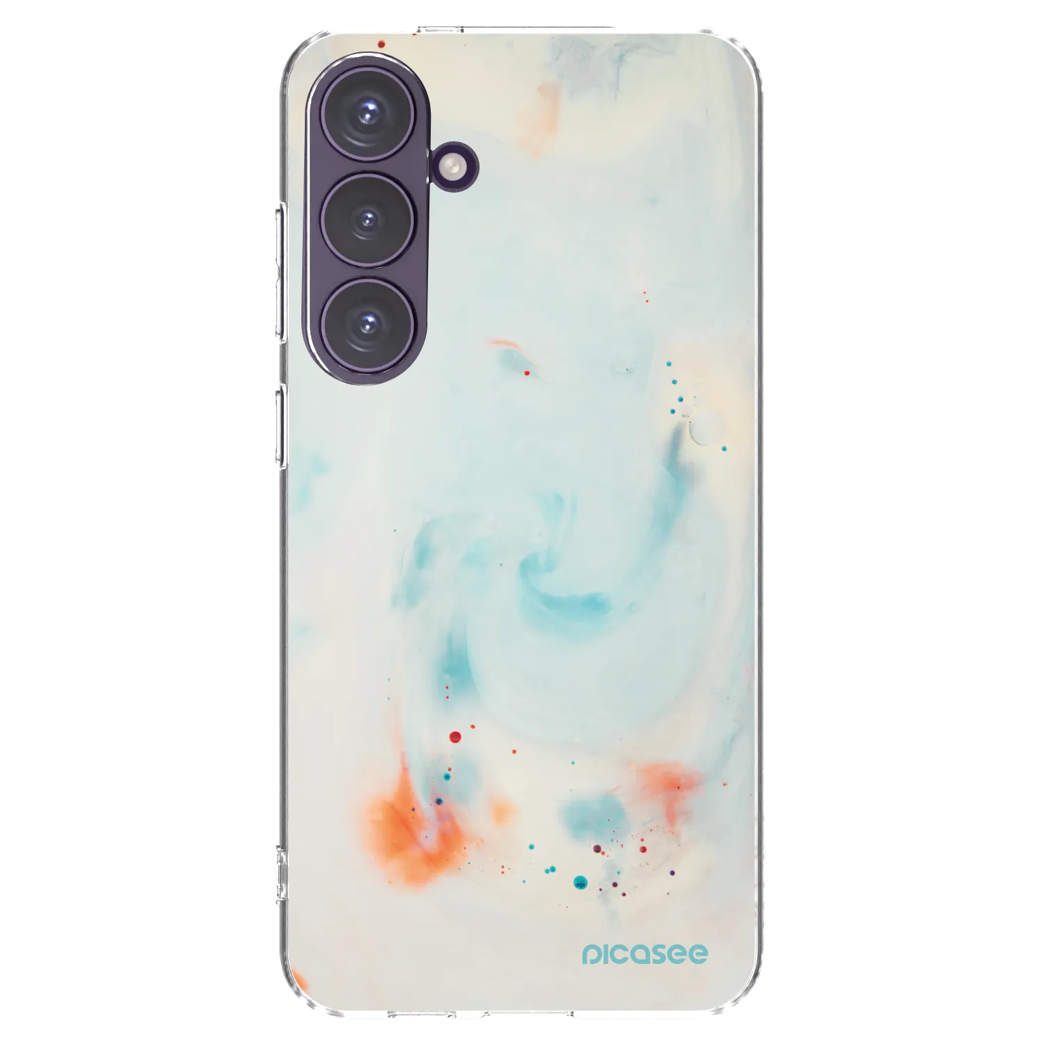 Picasee silikonska prozirna maskica za Samsung Galaxy S24+ S926B 5G - Splash