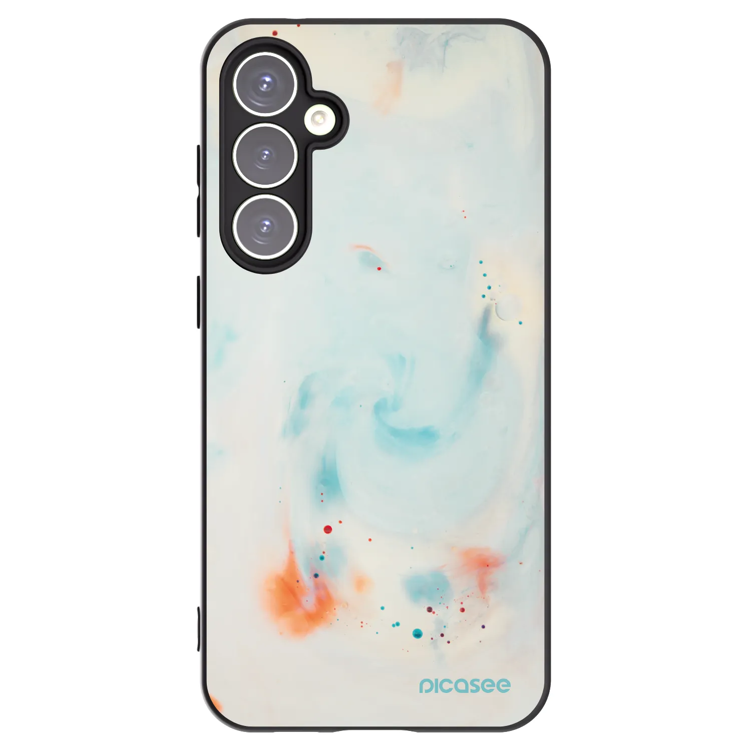 Picasee crna silikonska maskica za Samsung Galaxy S23 FE S711B - Splash