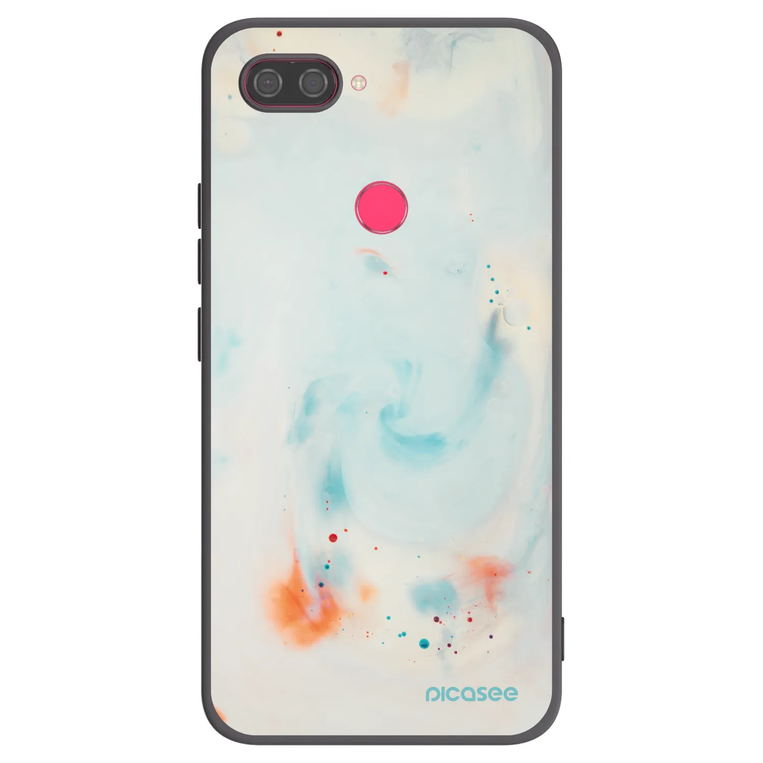 Picasee crna silikonska maskica za Xiaomi Mi 8 Lite - Splash