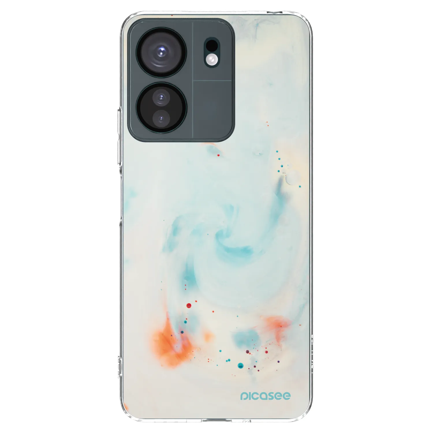 Picasee silikonska prozirna maskica za Xiaomi Redmi 13C 4G - Splash