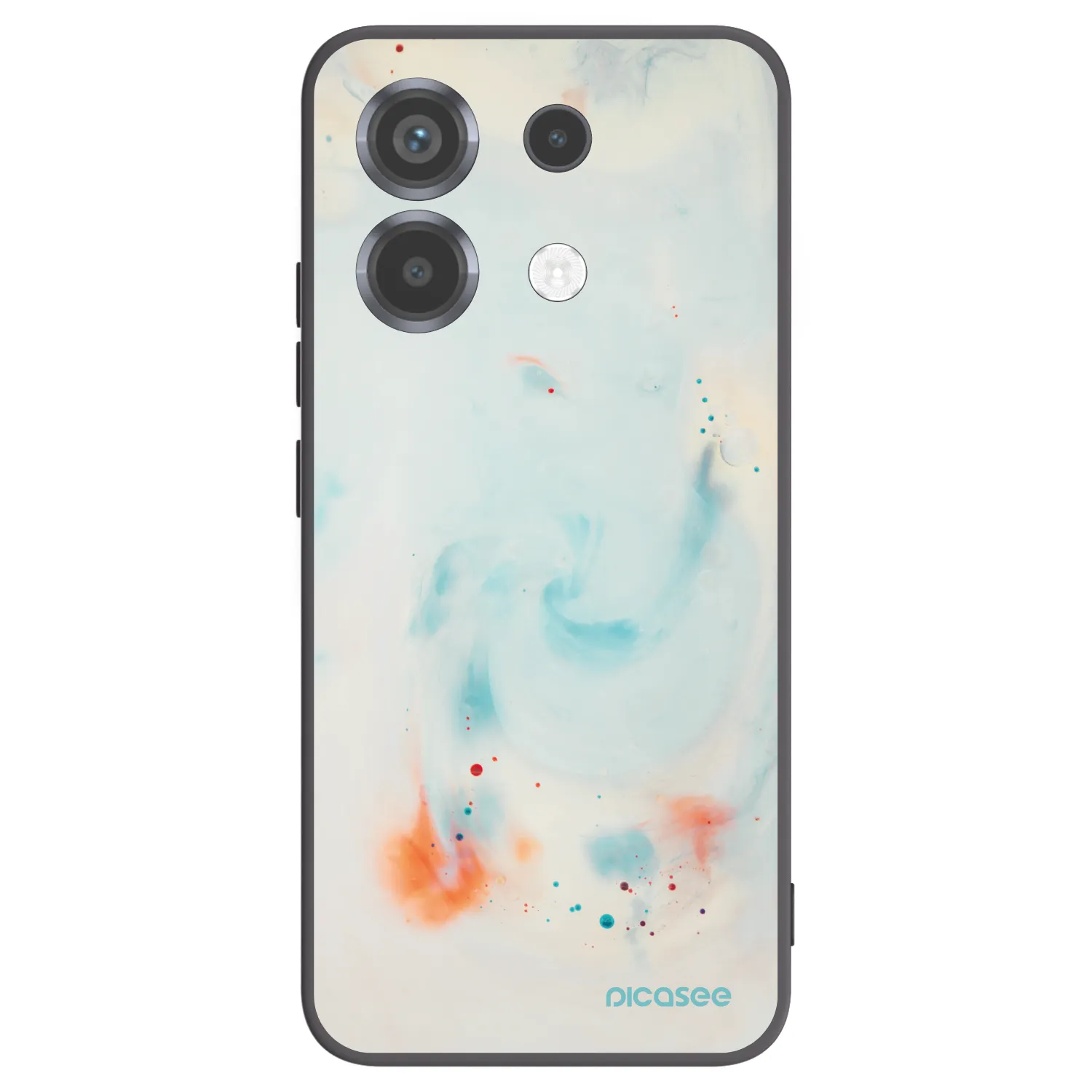 Picasee crna silikonska maskica za Xiaomi Poco X6 - Splash