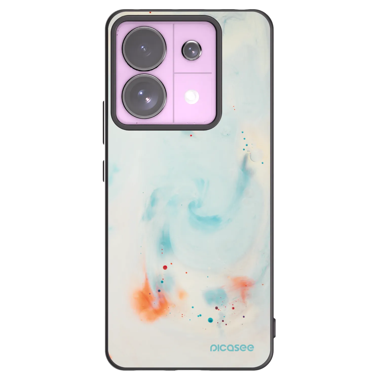 Picasee crna silikonska maskica za Xiaomi Redmi Note 13 Pro 5G - Splash