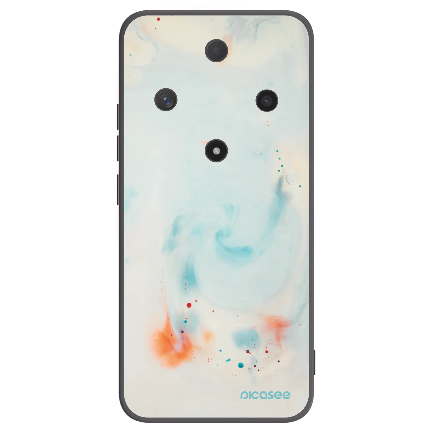 Picasee crna silikonska maskica za Honor Magic6 Lite 5G - Splash