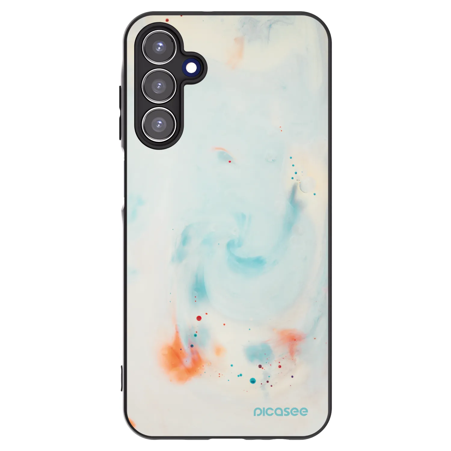 Picasee crna silikonska maskica za Samsung Galaxy A15 A155F 4G - Splash