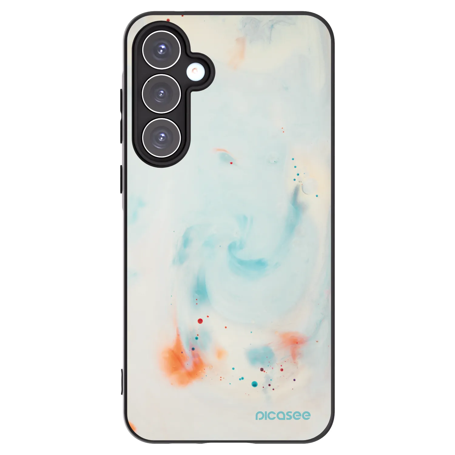 Picasee crna silikonska maskica za Samsung Galaxy A55 5G A556B - Splash
