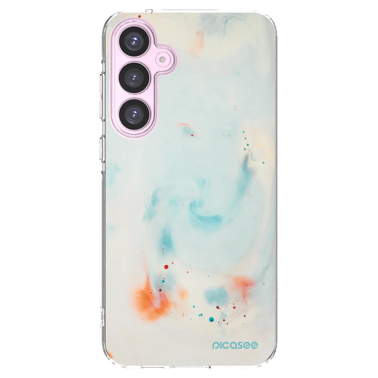 Picasee silikonska prozirna maskica za Samsung Galaxy A55 5G A556B - Splash