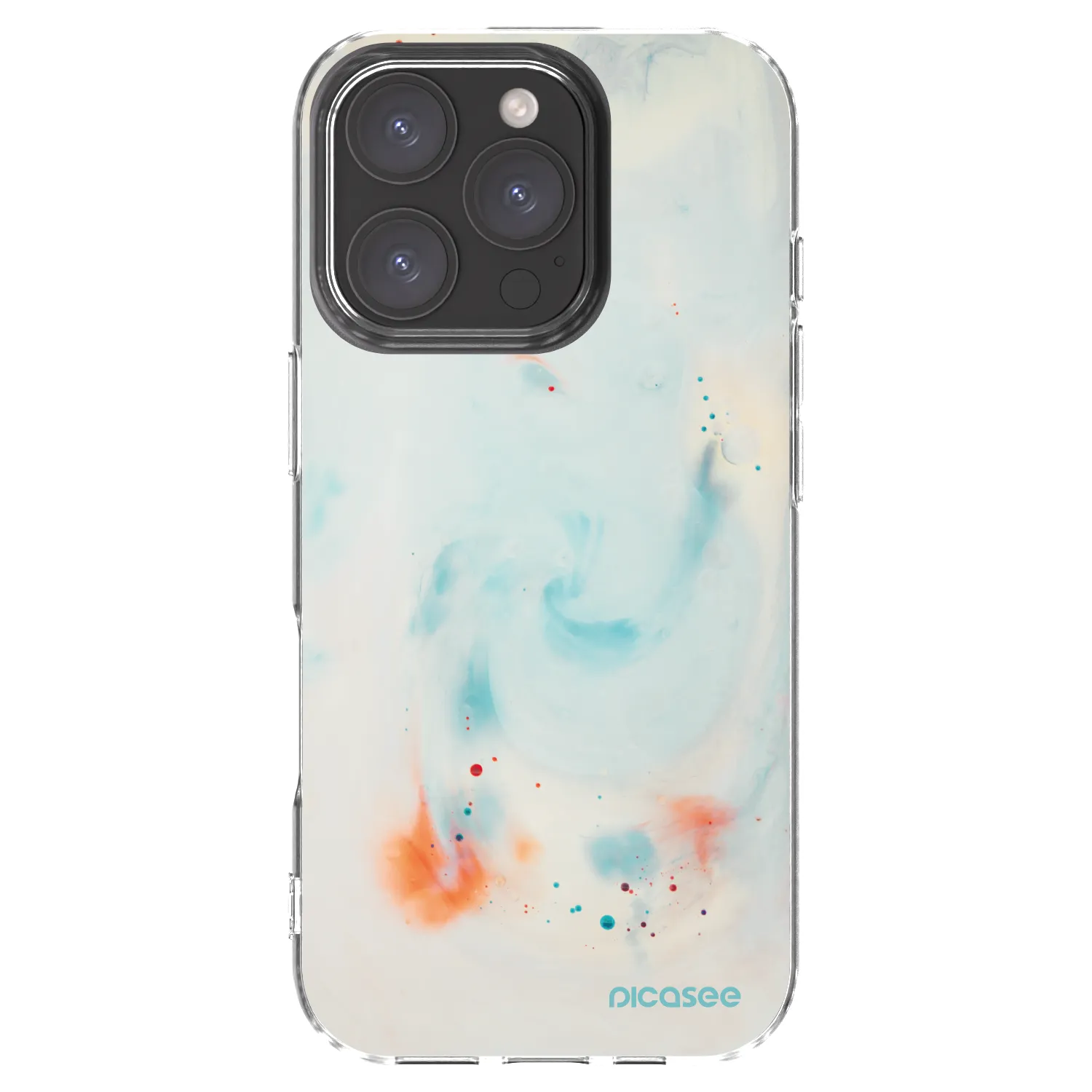 Picasee silikonska prozirna maskica za Apple iPhone 16 Pro - Splash