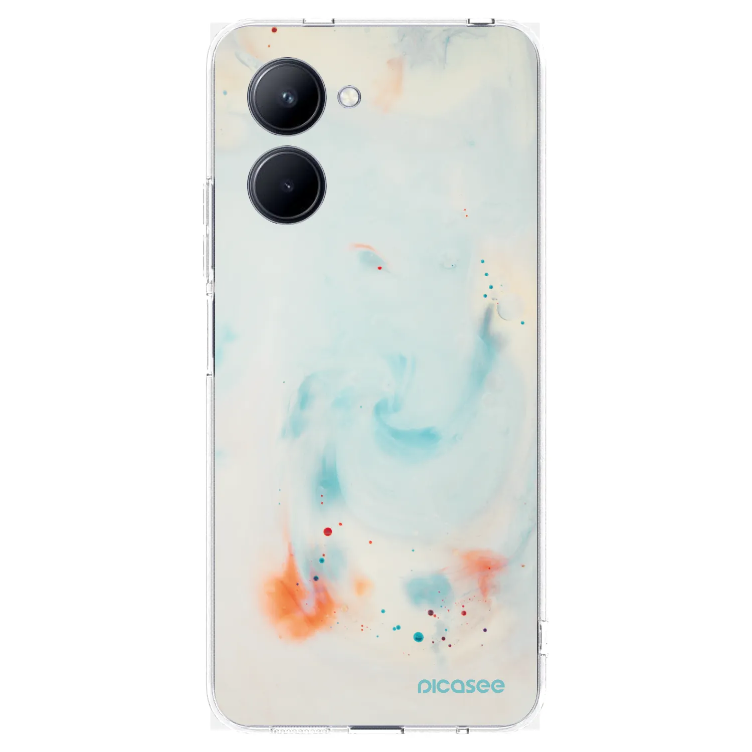 Picasee silikonska prozirna maskica za Realme C33 (2023) - Splash