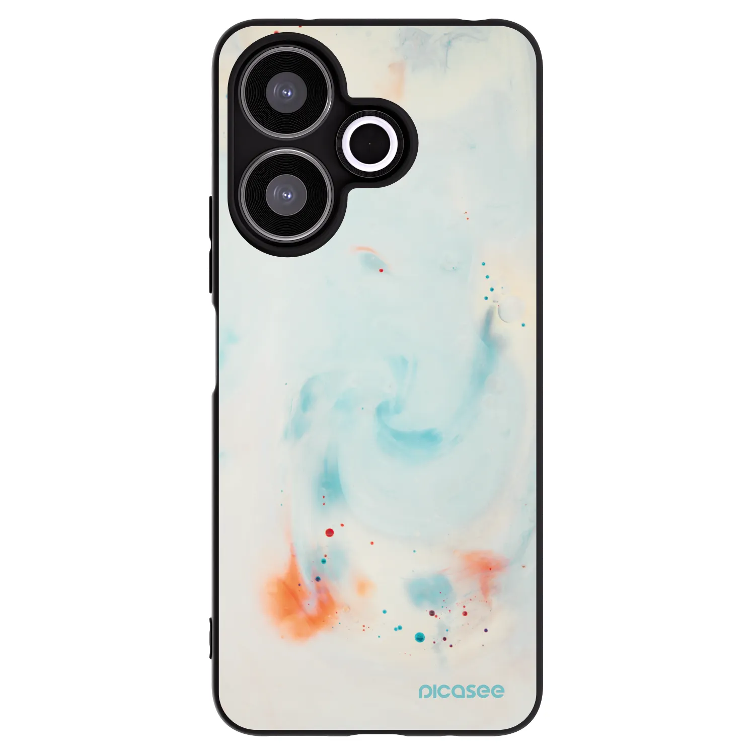 Picasee crna silikonska maskica za Xiaomi Redmi 13 4G - Splash